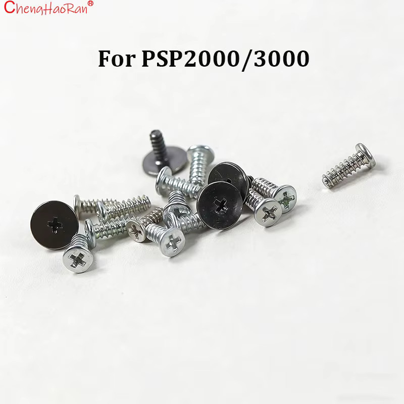 ChengHaoRan Ersatzschrauben-Set für PSP1000, PSP2000 und PSP3000 Spielkonsolen in Silber - Bild 2