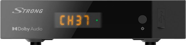 Strong SRT8216 DVB-T2 Receiver in Schwarz mit Ethernet und USB - Bild 2