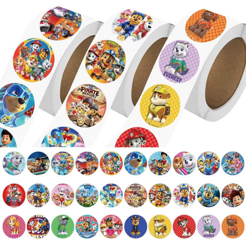 TAKARA TOMY Paw Patrol Aufkleber, 500 Stück - Bild 2