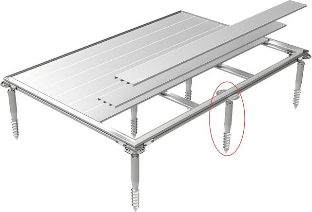 Biohort SmartBase Plus Zusatzpaket für Zusatztür in Silber und Grau, B/H/T: 16 x 18,9 x 22,5 cm - Bild 1