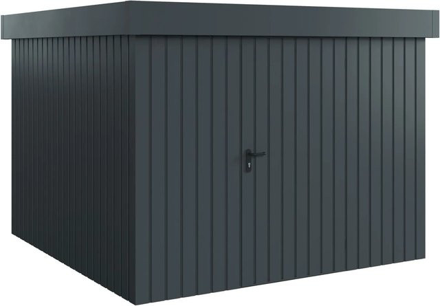 Hörmann EcoStar Gerätehaus Euroline Flachdach 1-flg Anthrazitgrau B: 285 cm, T: 278 cm - Bild 1