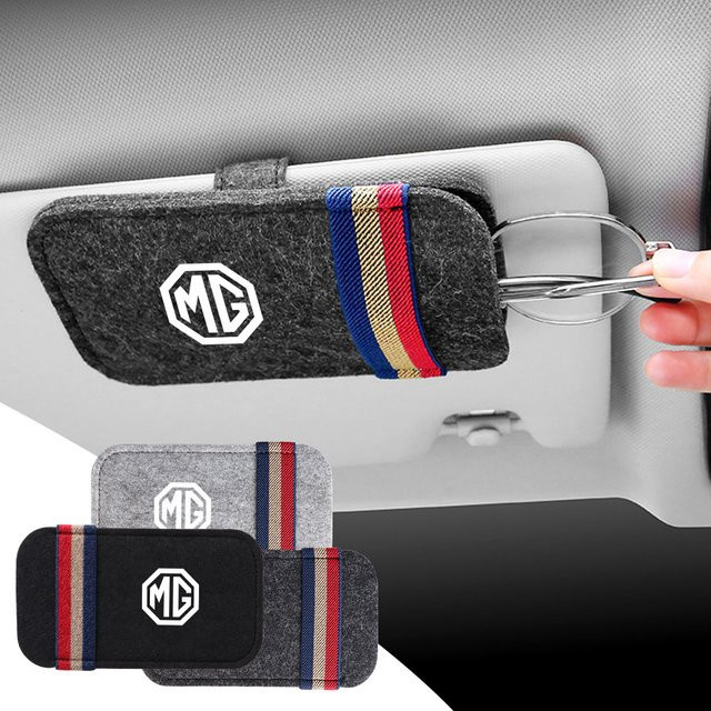 MG Brillenetui Leder, Schwarz - Bild 1