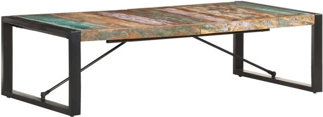vidaXL Couchtisch aus Massivholz in Altholz-Optik, rechteckig, B/T/H: 140 x 70 x 40 cm - Bild 1