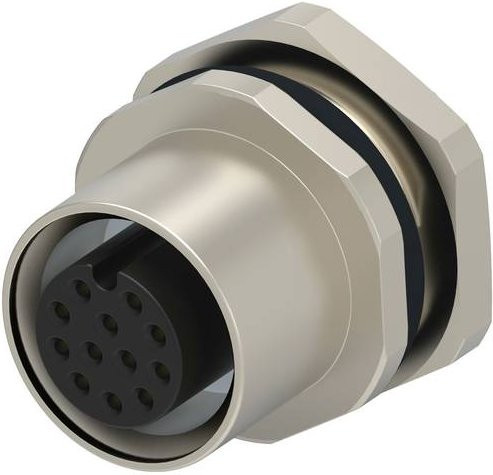 TE Connectivity T4171330012-001 Rundsteckverbinder in Silber - Bild 1