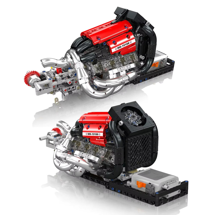 Mould King 10188 STR13 Formel Motor Simulation Bausteine Racing Sport Auto Modell aus Kunststoff - Bild 6