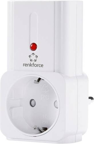 Renkforce Steckdose für den Innenbereich, 2000W, Weiß - Bild 1