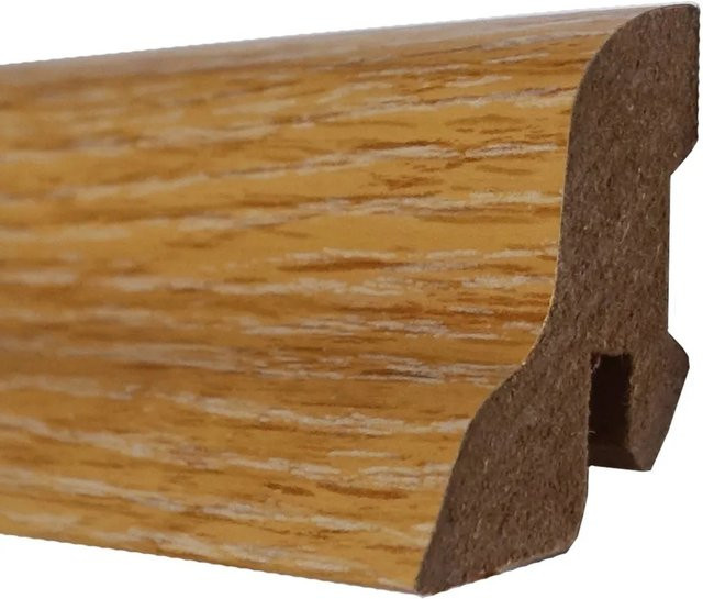 Döllken Profiles Sockelleiste Classic Eiche Gekalkt in Braun, H x B x T: 40 mm x 22 mm x 2400 mm - Bild 1