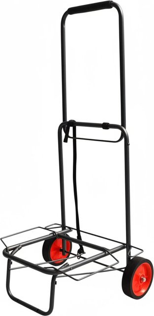 Relaxdays Transportwagen aus Stahl in Schwarz, klappbar, B/T/H: 100 x 44 x 34 cm - Bild 1