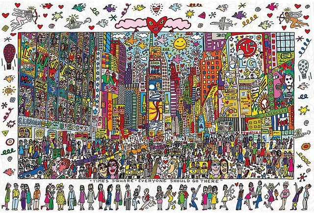 Times Square Puzzle, 1000 Teile, Bunt / Mehrfarbig - Bild 1