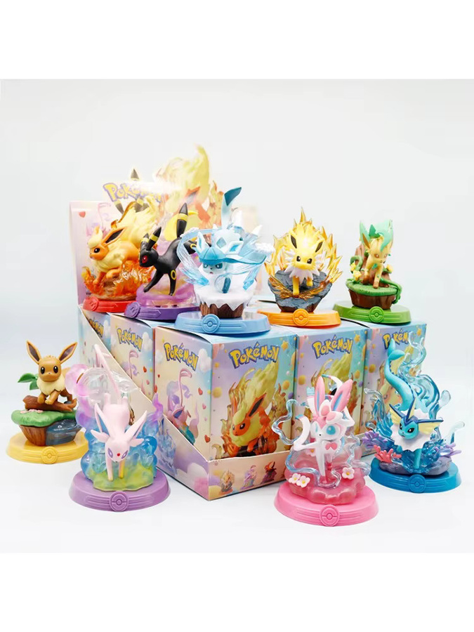 Bandai Pokémon Pikachu Actionfiguren, 9-teiliges Set - Bild 2
