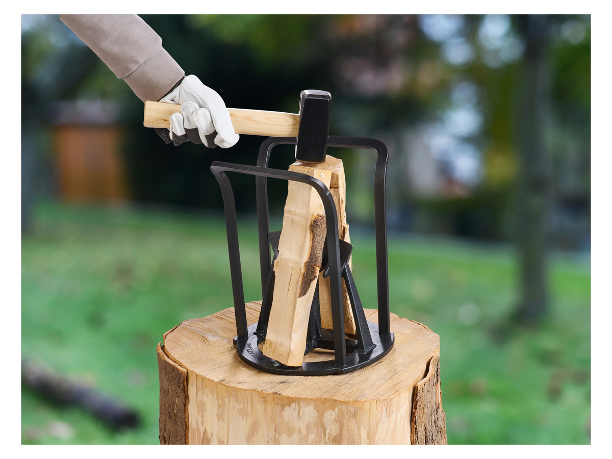 PARKSIDE® Holzspalter manuell aus Stahl in Schwarz - Bild 2