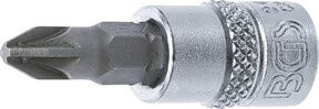 BGS Bit-Einsatz Kreuzschlitz PZ2 mit 6,3 mm Innenvierkant in Silber - Bild 1