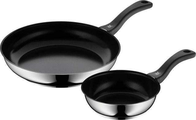 WMF Pfannenset Ceradur in Silber aus Edelstahl, 2-teilig - Bild 1