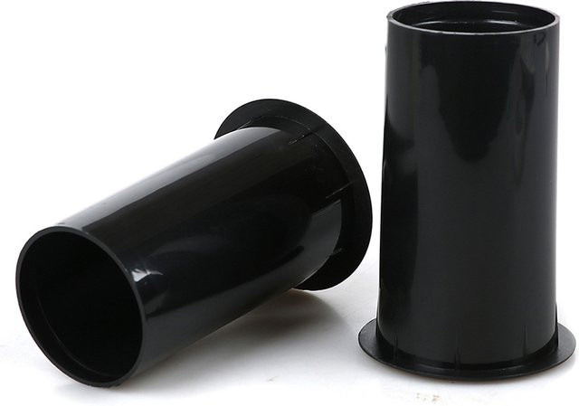 SD&HI Bassreflexrohr Set aus Kunststoff in Schwarz für Lautsprecheranschluss und Luftanschluss, 2 Stück - Bild 1
