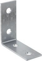 Fischer FAF 4 gvz Montagewinkel aus verzinktem Stahl, Silber, 25 Stück - Bild 1