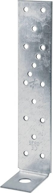 Simpson Zuganker AH Holzverbinder aus Stahl feuerverzinkt, B/H/T: 19,2 x 5,2 x 4,0 cm - Bild 1