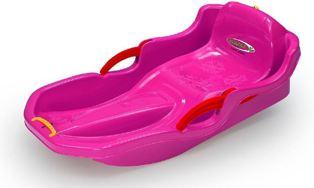 Jamara Snow Play Bob Comfort 80 cm pink mit Bremse - Bild 1