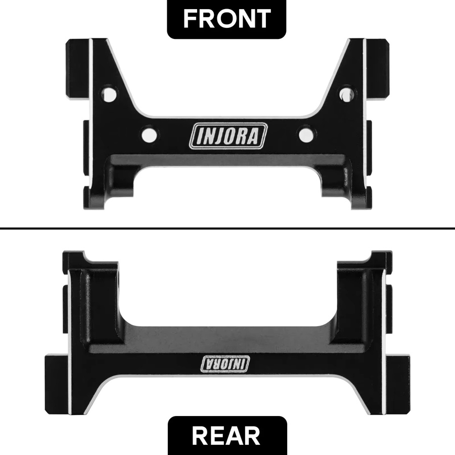 INJORA CNC-Aluminium Front- und Heckstoßstangenhalterung für 1/18 TRX4M Defender Bronco - Bild 2