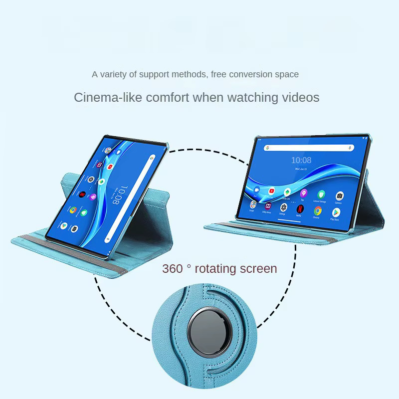 PU Leder Schutzhülle mit rotierendem Ständer für Lenovo XiaoXin Pad Plus 2023 11,5 Zoll TB350FU und Tab P11 2nd Gen TB350XU Smart Case - Bild 2