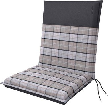DOPPLER Sitzauflage Casa in Grau, Beige und Anthrazit, B/L/H: 48 x 100 x 6 cm - Bild 1