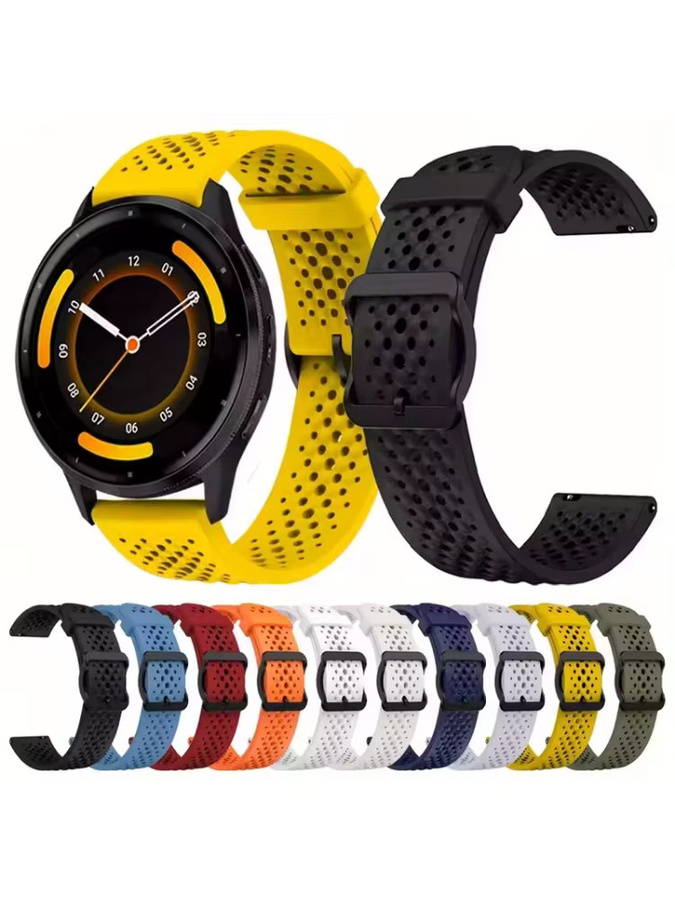 Xiaomi Uhrenarmband, Silikon, 22 mm, Multicolor, Unisex - Bild 5