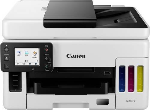 Canon MAXIFY GX6050 Tintenstrahl-Multifunktionsdrucker in Weiß mit Tintentank-System, Drucken, Scannen und Kopieren, A4, WLAN und LAN - Bild 2