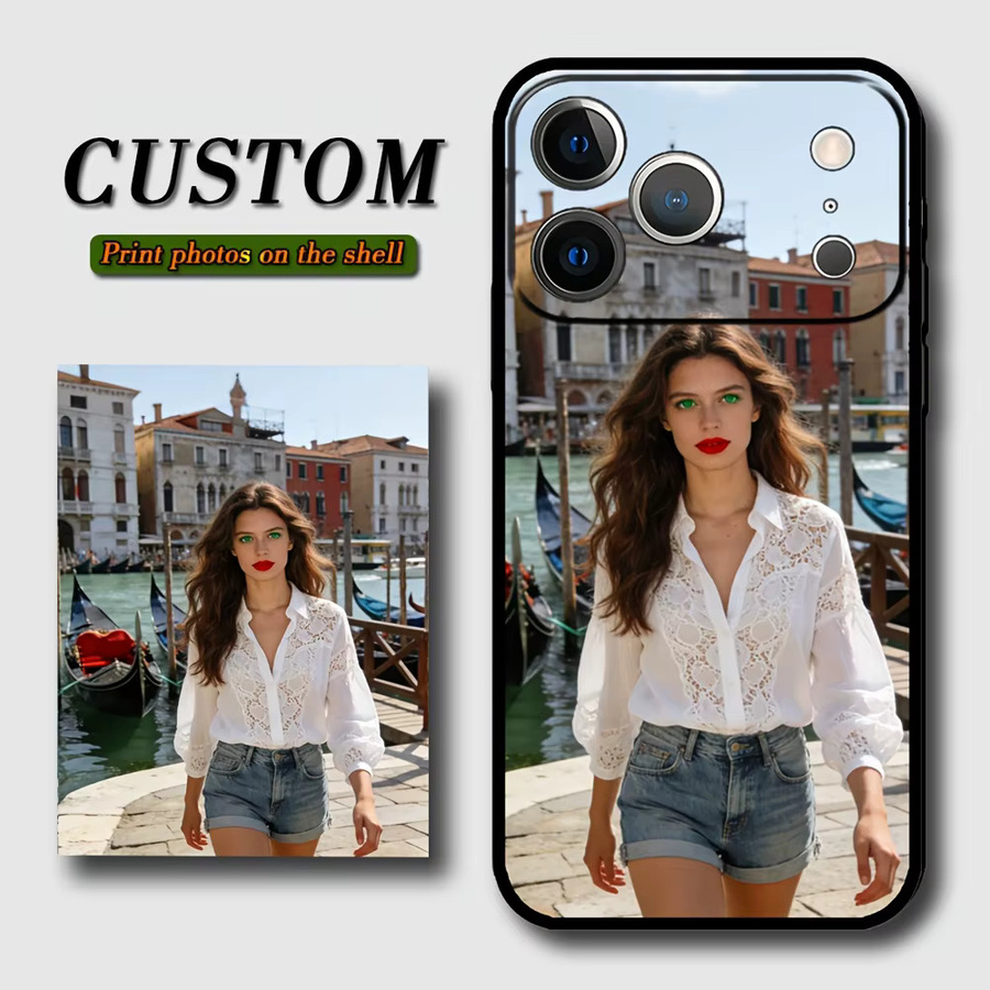 Individualisierte DIY Foto Schutzhülle für Apple iPhone Modelle in Schwarz und Mehrfarbig, stoßfeste Abdeckung - Bild 5