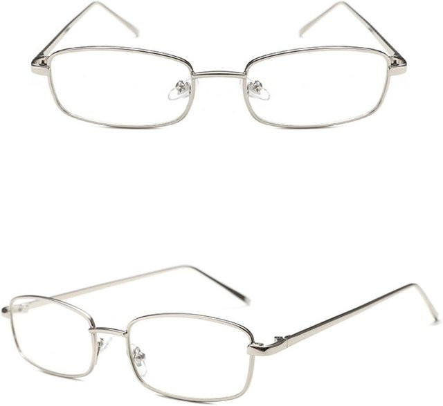 KLASSNUM Korrektionsbrille, Quadrat, Metall, Vollrand, Unisex, Gold Silber Schwarz - Bild 1