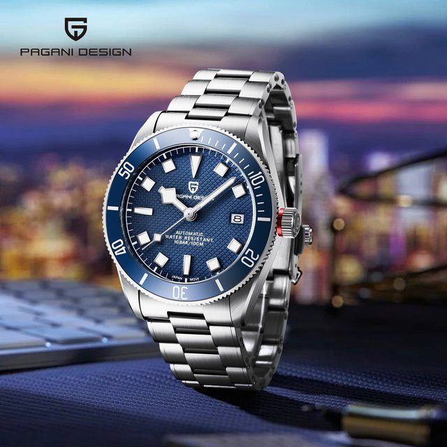 PAGANI DESIGN Armbanduhr, Automatik, Edelstahl, Saphirglas, Herren - Bild 1