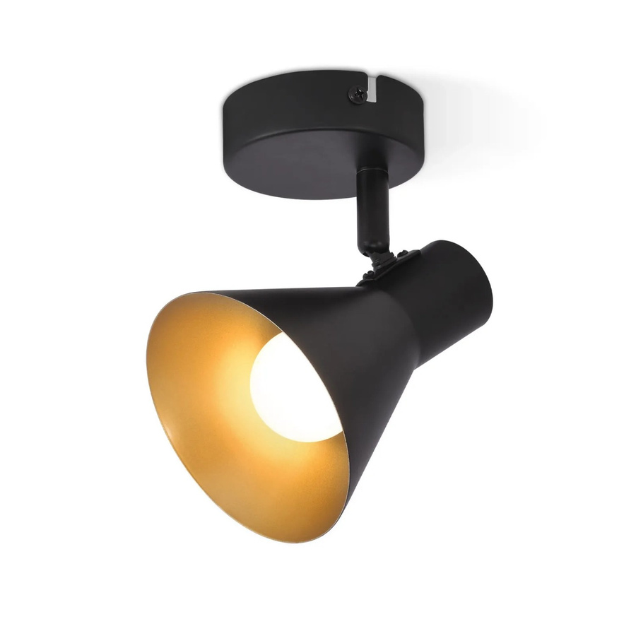 NETTLIFE Deckenstrahler aus Metall in Schwarz, verstellbar, LED, E14 Fassung, Industrial Design - Bild 2