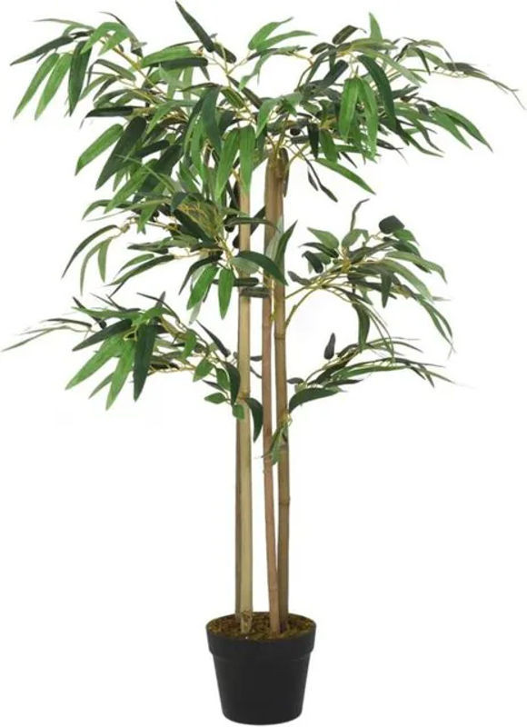 Künstlicher Bambusbaum in Grün von vidaxl, Höhe: 120 cm - Bild 1