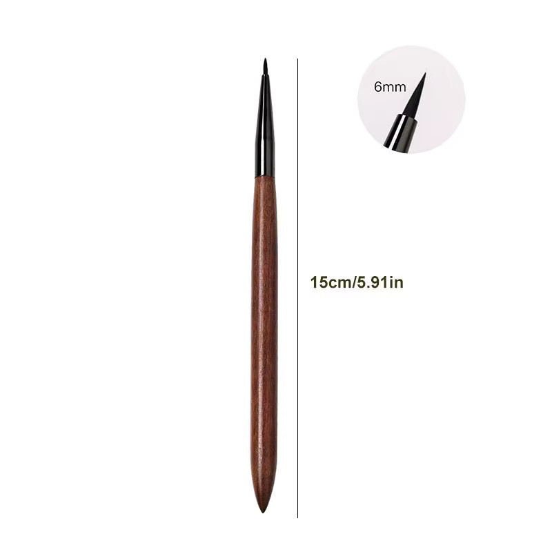 South Moon Nail-Art Liner, Sandelholz-Nagelkleber Phototherapie-Pinsel - Bild 3