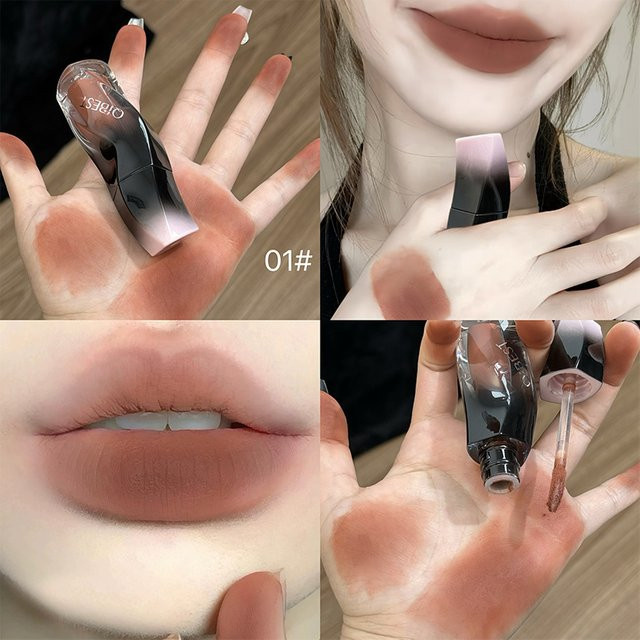 QIBEST Flüssiger Lippenstift, Rot, Matt, Damen - Bild 1