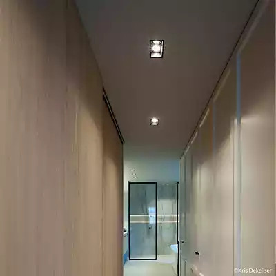 Wever & Ducré Plano 2.0 LED-Einbaustrahler, quadratisch, schwarz matt, warmweiß 2.700 K, 34° - Bild 1