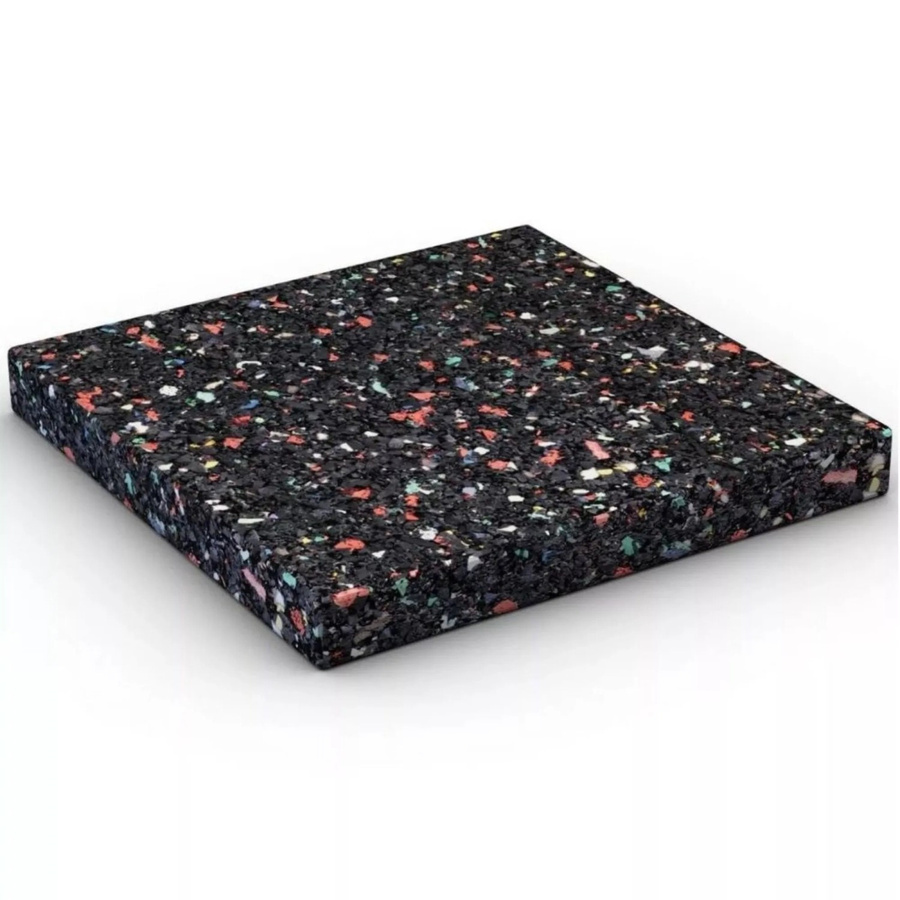 Karibu Unterlegpads aus Gummi, Schwarz, 24 Stück, B/T/H: 7 x 7 x 0,8 cm - Bild 2