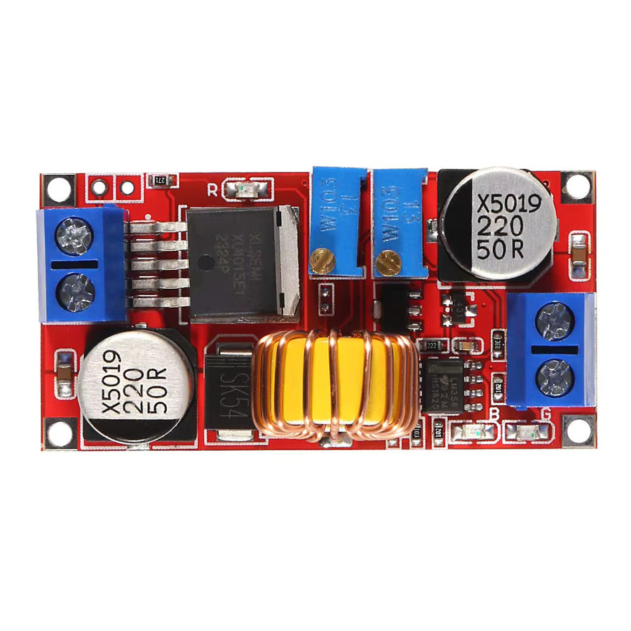 AOKIN 4er Set Lithium-Batterie-Ladegerät-Modulplatine 5 A DC zu DC CC CV LED-Treiber Step Down Buck Converter Board in Rot - Bild 2