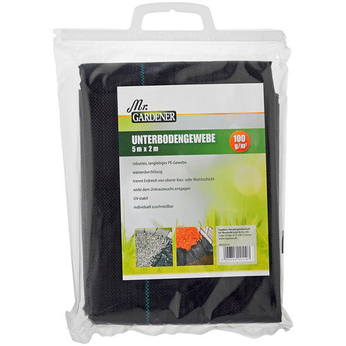 Mr. GARDENER Gewebematte aus Kunststoff in Schwarz, B x L: 2 x 5 m - Bild 2