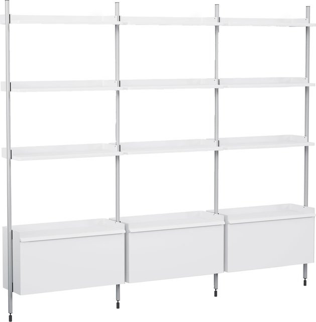 HAY Pier System 133 Regal in Weiß aus Aluminium und Stahl - Bild 1
