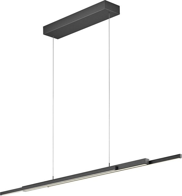 Bankamp Line X 2366 LED-Pendelleuchte in Anthrazit matt mit dim2warm Funktion und Höhenverstellung - Bild 1