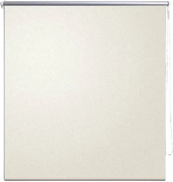 vidaXL Verdunkelungsrollo aus Polyester in Creme, thermoisolierend, B/H: 80 x 175 cm - Bild 1