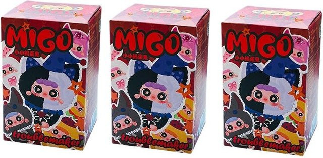 Migo Small Troublemaker Serie, Plüsch Blind Box, Stoffpuppe, Grau, ab 14 Jahren - Bild 1