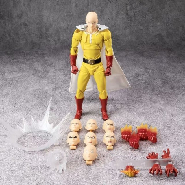 Bandai One Punch Man Saitama Actionfigur, Sammlerspielzeug - Bild 1