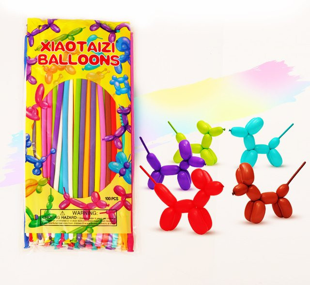 BALONAQ Magischer Latexballon, Clown-Ballonform, 100 Stück - Bild 1
