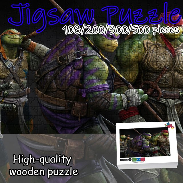 Funko Ninja Turtles Holzpuzzle, 108 Teile - Bild 1