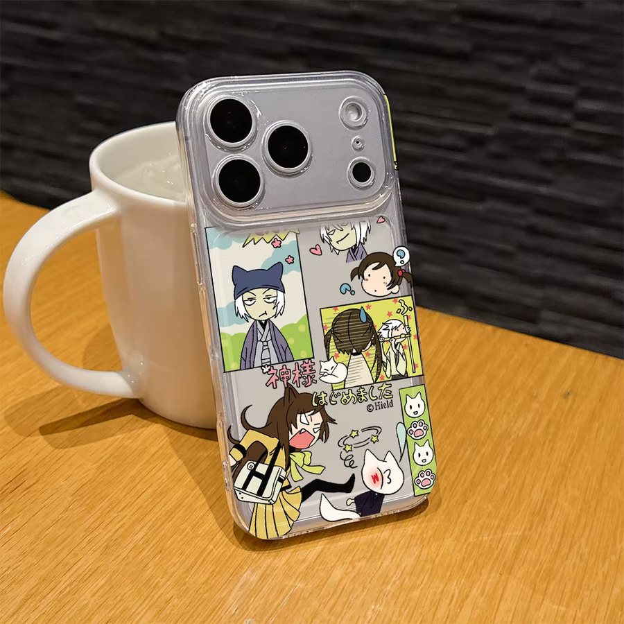 Klassische Comic Gir Handyhülle für Apple iPhone kompatibel mit iPhone 17 16 15 14 13 12 11 Pro Max und weiteren Modellen mit transparenter Rückseite - Bild 5