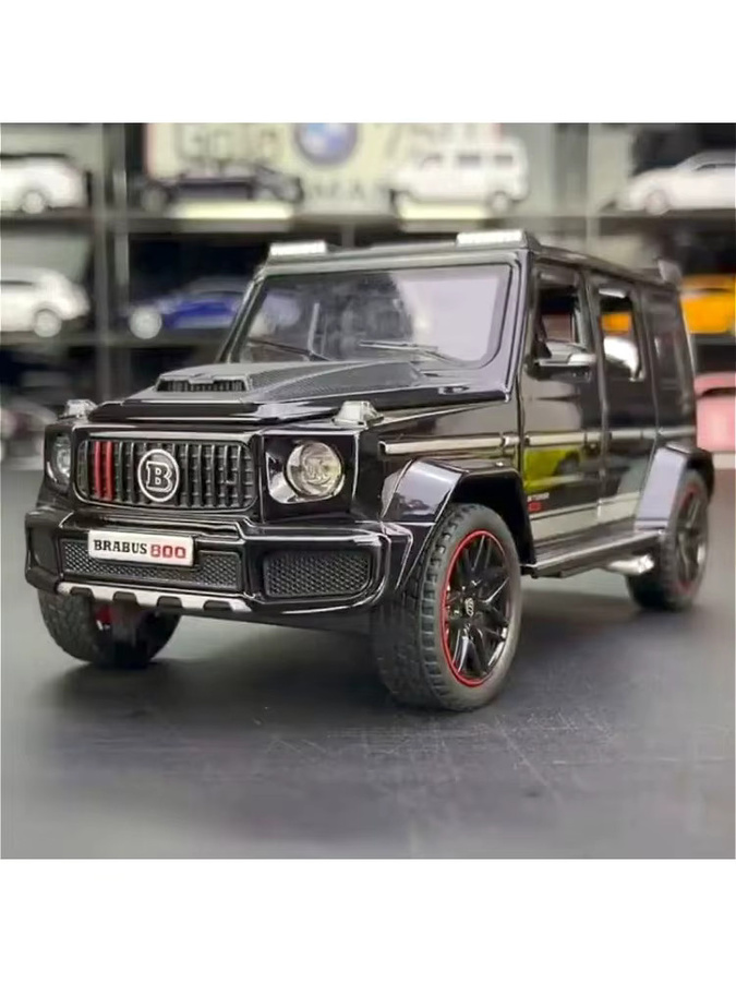 WELLY Benz G800, Modellauto, 1:18, Metall, mit Licht und Sound, Schwarz - Bild 3