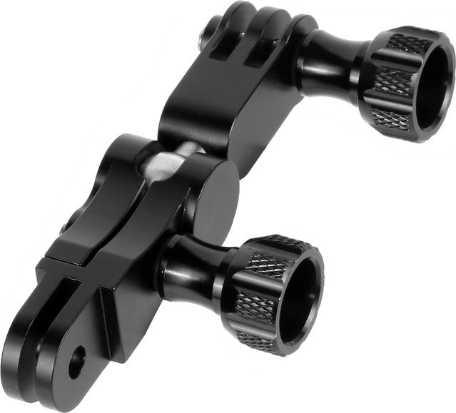 360 Grad Rotations Helm Verlängerung Arm Stativ und Kamera Halterung in Schwarz für GoPro, DJI Osmo und Action 5 Pro sowie Smartphone - Bild 1
