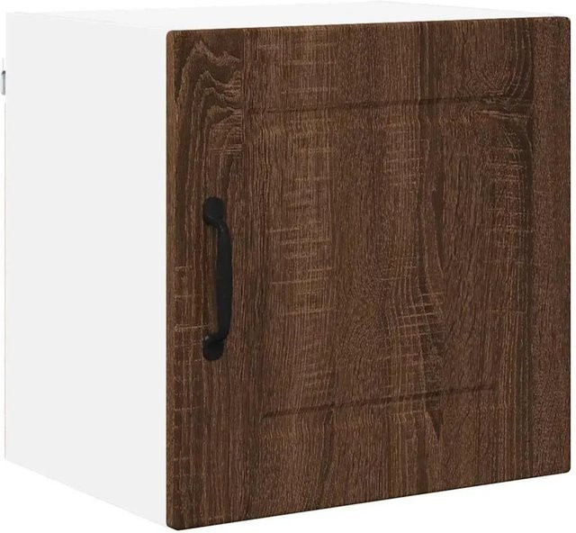 vidaXL Küchenwandschrank mit Regal in Eiche Braun, Wandmontage, B/T/H: 40 x 31 x 40 cm - Bild 1
