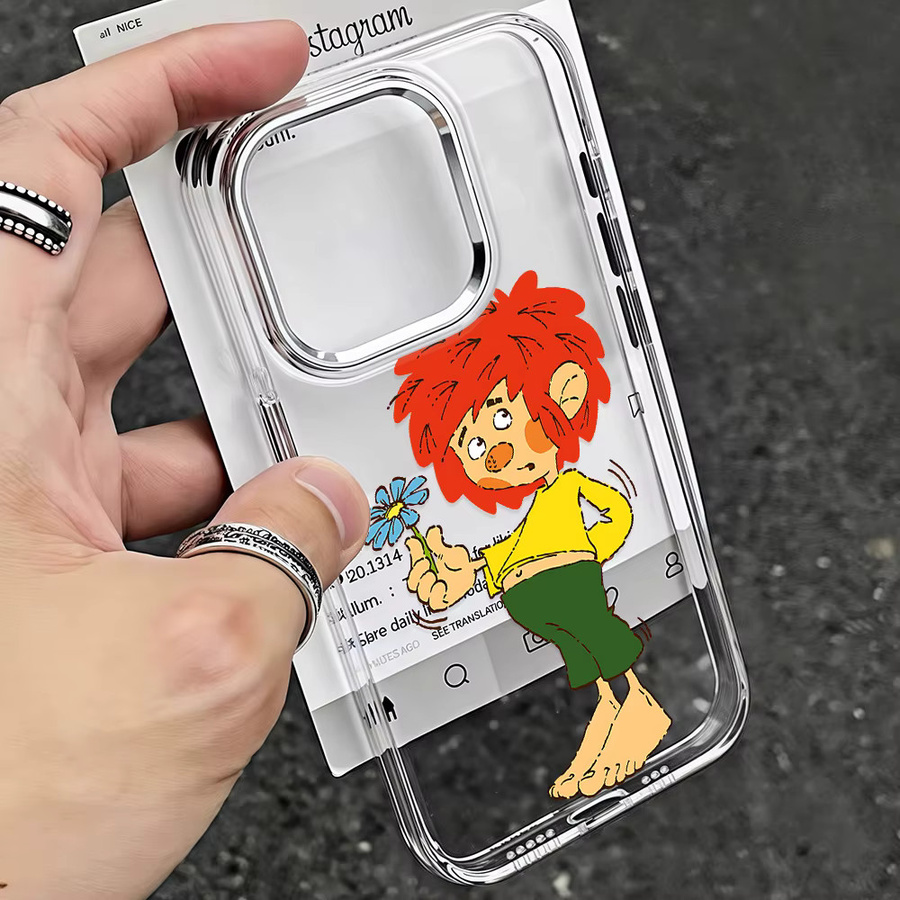 Nette Cartoon Pumuckl Handyhülle für Samsung Galaxy A56 A36 A26 A06 A55 A35 A16 A54 A34 A25 A24 A15 A14 A73 A53 A33 4G 5G in Multicolour - Bild 2