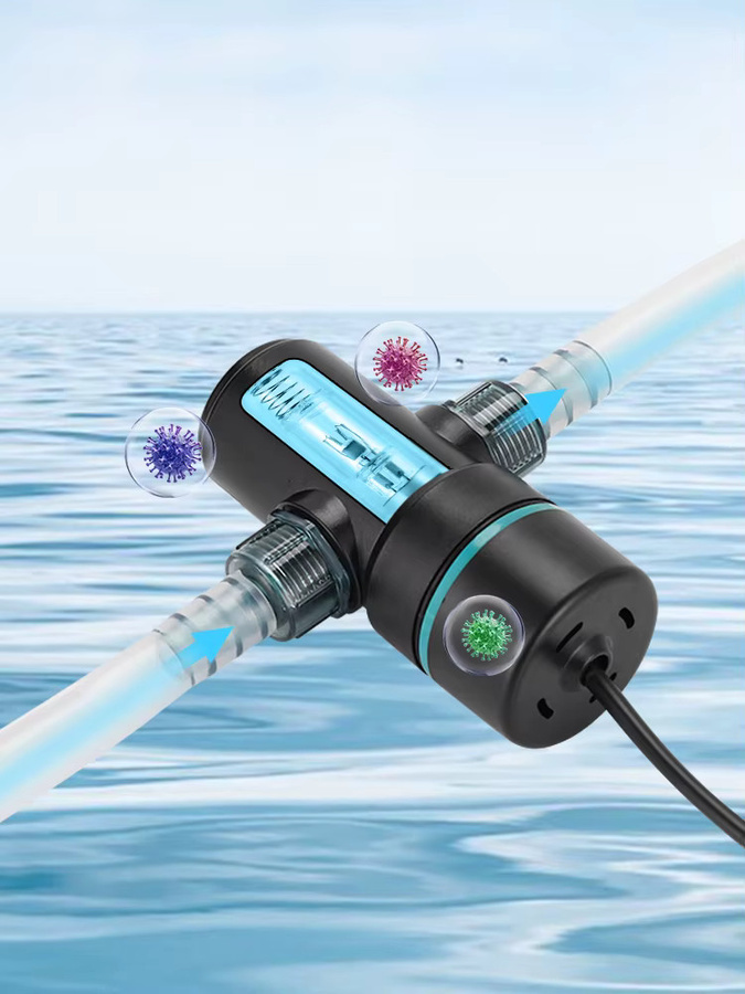 SEVEN MASTER UV-Lampe zur Algenentfernung im Aquarium mit Zeitschaltuhr, 3W/5W, Schwarz - Bild 7